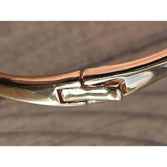 Kate Spade Bracelet Pink Libra Charm Rhinestone Horoscope Sign Bangle Hinged - Picture 7 of 9